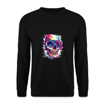 Ski Skull Lunettes de ski - Sweat-shirt Unisexe - noir - Devant - Alina (178cm) & Michal (187cm)