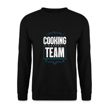 Cooking Crew - Unisex Pullover - Schwarz - Vorne - Alina (178cm) & Michal (187cm)
