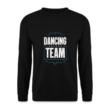 Dancing Crew - Unisex Pullover - Schwarz - Vorne - Alina (178cm) & Michal (187cm)