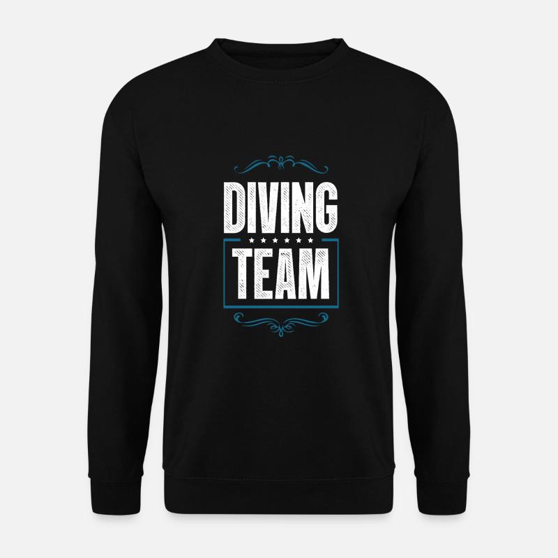 Diving Crew - Unisex Sweatshirt - black