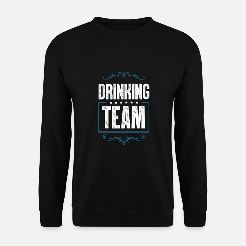 Drinking Crew - Unisex Pullover - Schwarz