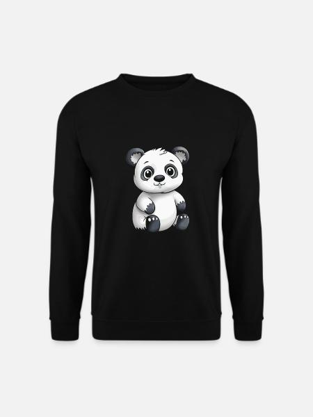 Panda Animal - Unisex Sweatshirt - black