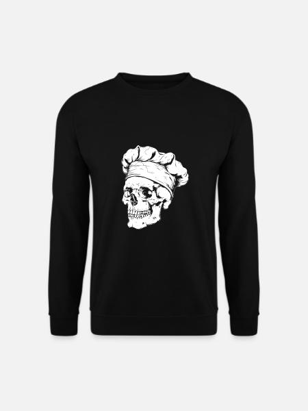 Chef Skull - Unisex Sweatshirt - black