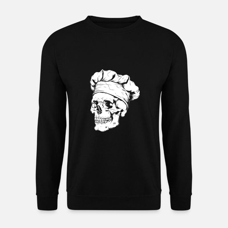 Chef Skull - Unisex Sweatshirt - black