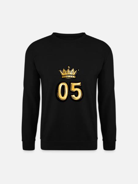 5 Number Crown - Unisex Sweatshirt - black