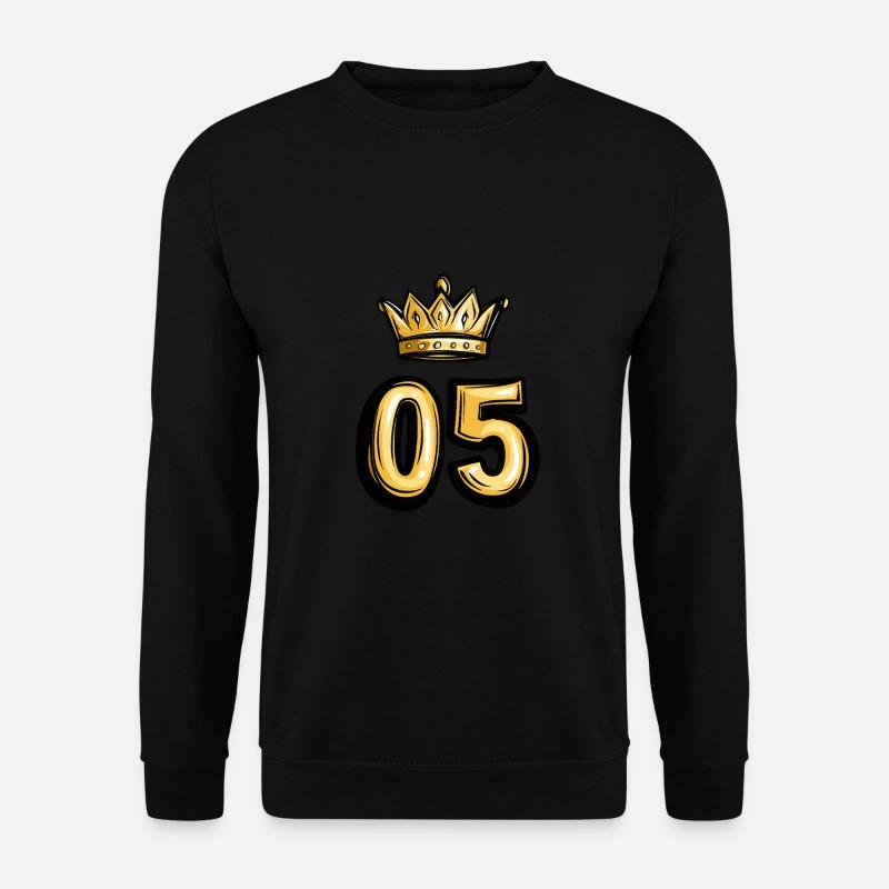 Couronne à 5 chiffres - Sweat-shirt Unisexe - noir