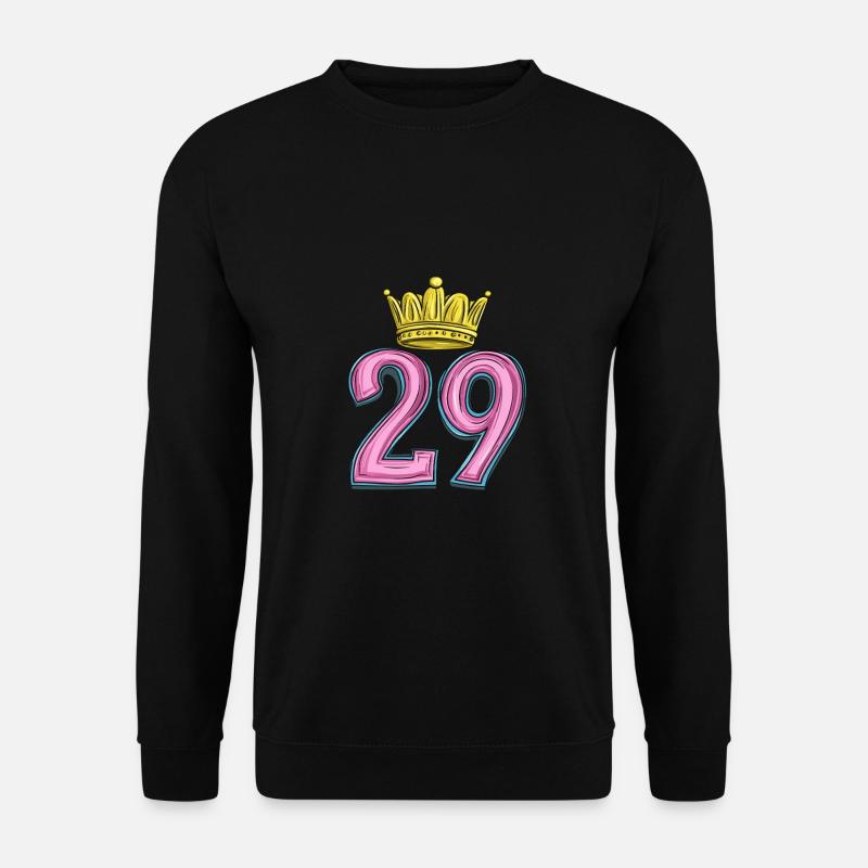 29 Number Krone - Unisex Sweatshirt - black