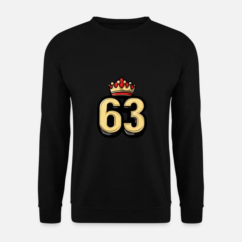 63 Number Krone - Unisex Sweatshirt - black