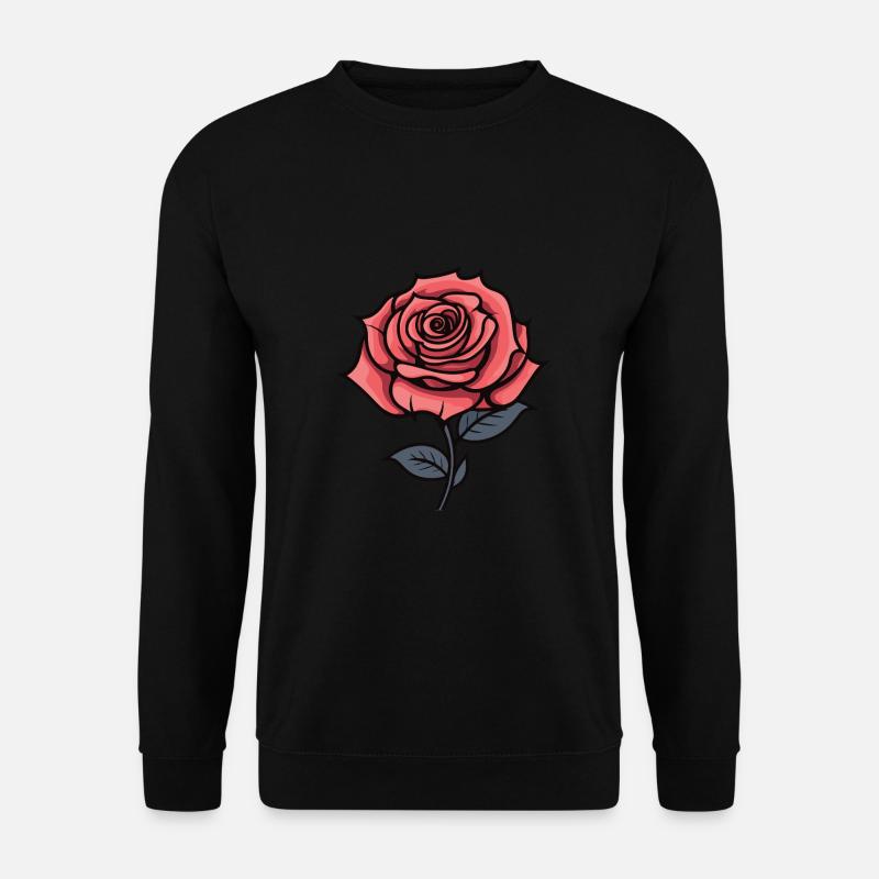 L’amour de la rose - Sweat-shirt Unisexe - noir