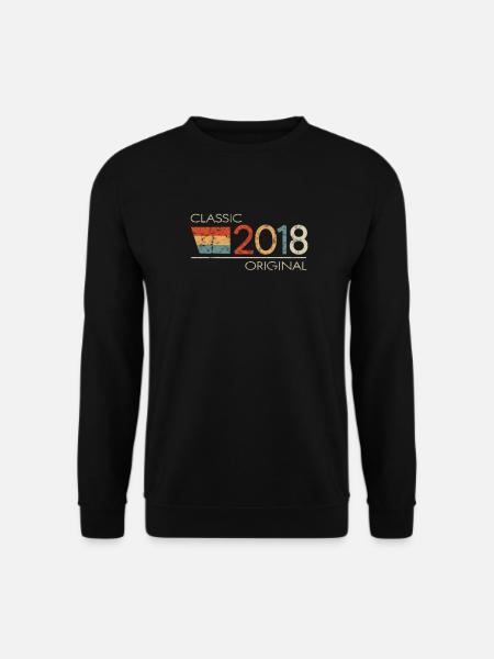 2018 Birthday Classic Original - Unisex Sweatshirt - black