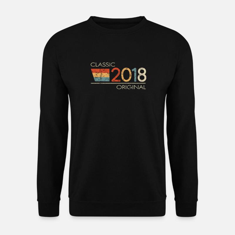 2018 Birthday Classic Original - Unisex Sweatshirt - black