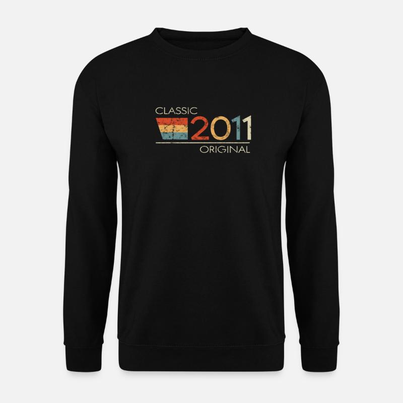 2011 Birthday Classic Original - Unisex Sweatshirt - black