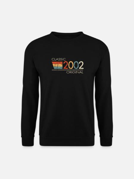 2002 Geburtstag Classic Original - Unisex Pullover - Schwarz