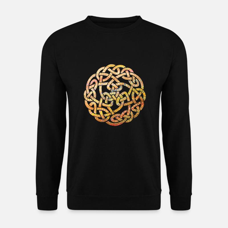 keltischer knoten 5 e 37 - Unisex Pullover - Schwarz