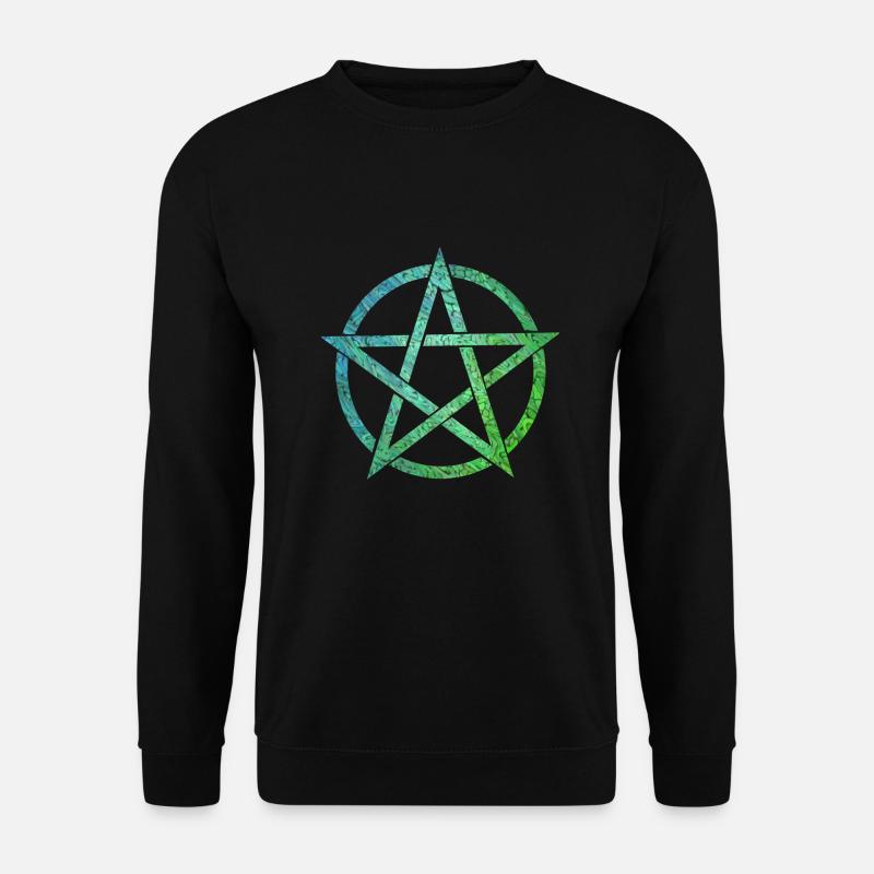 pentagram ebru 5 - Unisex Pullover - Schwarz