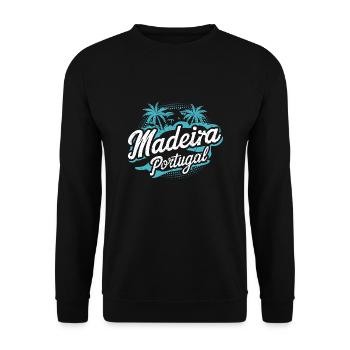 Portugal Madère - Sweat-shirt Unisexe - noir - Devant - Alina (178cm) & Michal (187cm)