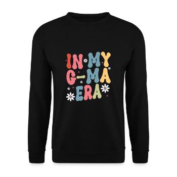In meiner G-Ma-Ära - Unisex Pullover - Schwarz - Vorne - Alina (178cm) & Michal (187cm)