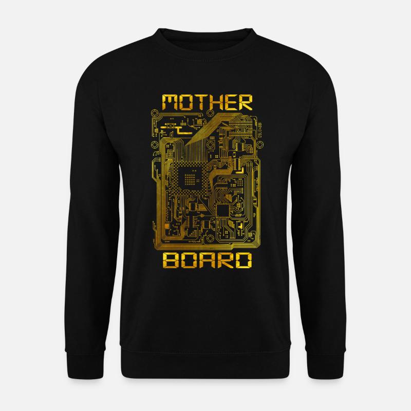 Motherboard Computer Graphic Design - Unisex Sweatshirt - black