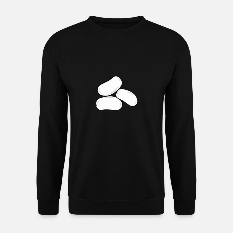 Bohnen - Unisex Pullover - Schwarz