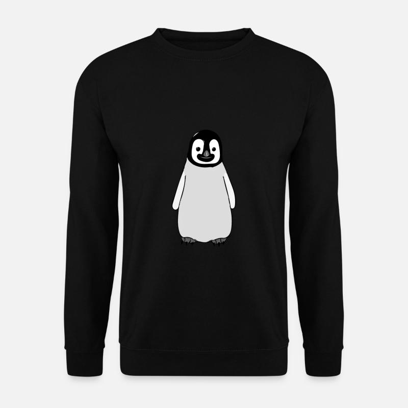 Kleiner süßer Pinguin - Unisex Pullover - Schwarz