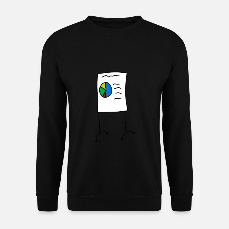 Präsentation - Flipchart - Unisex Pullover - Schwarz