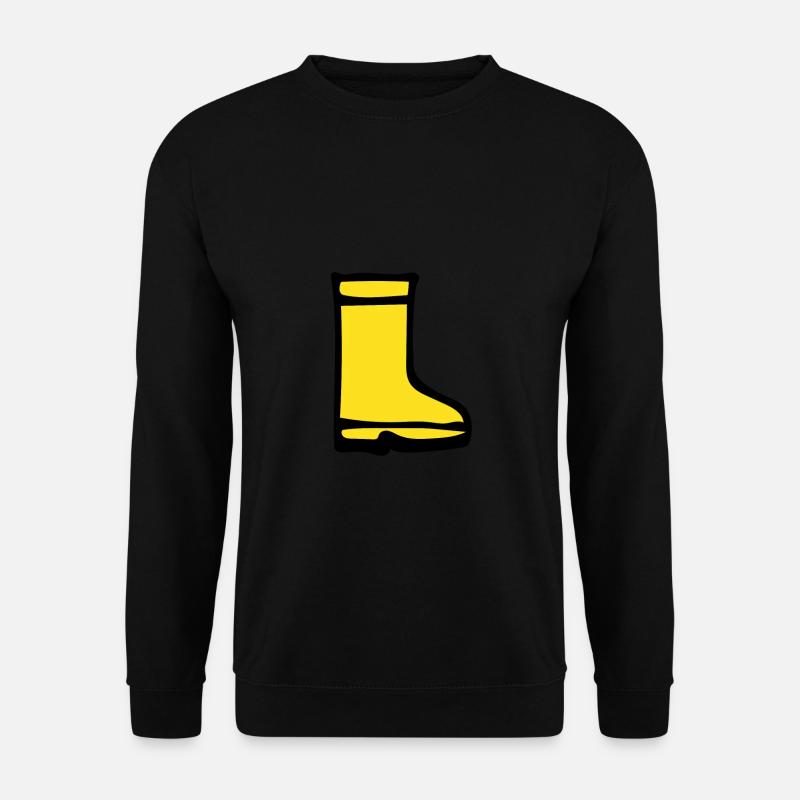 Stiefel - Unisex Pullover - Schwarz