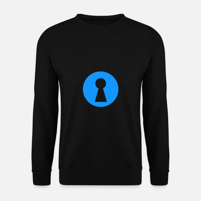 Schlüsselloch - Unisex Pullover - Schwarz