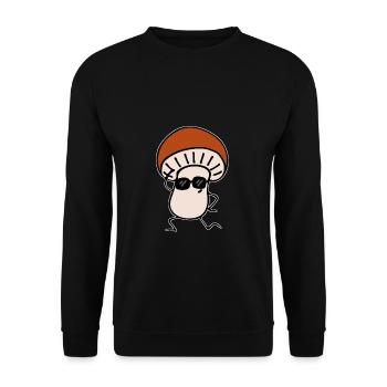 Pilz - Unisex Pullover - Schwarz - Vorne - Alina (178cm) & Michal (187cm)