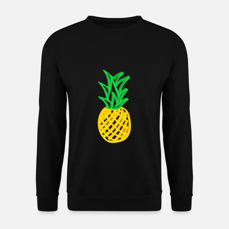 Ananas - Unisex Pullover - Schwarz