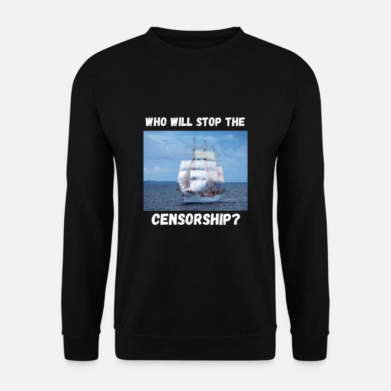 Censorship - Unisex Sweatshirt - black