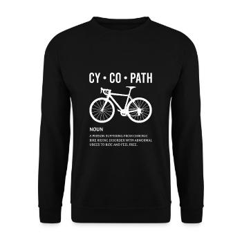 Cycopath - Unisex Pullover - Schwarz - Vorne - Alina (178cm) & Michal (187cm)