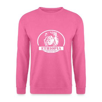 Ethiopie - Lion - Sweat-shirt Unisexe - rose - Devant