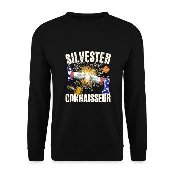 Pyro Connoisseur - Unisex Sweatshirt - black - Front - Alina (178cm) & Michal (187cm)