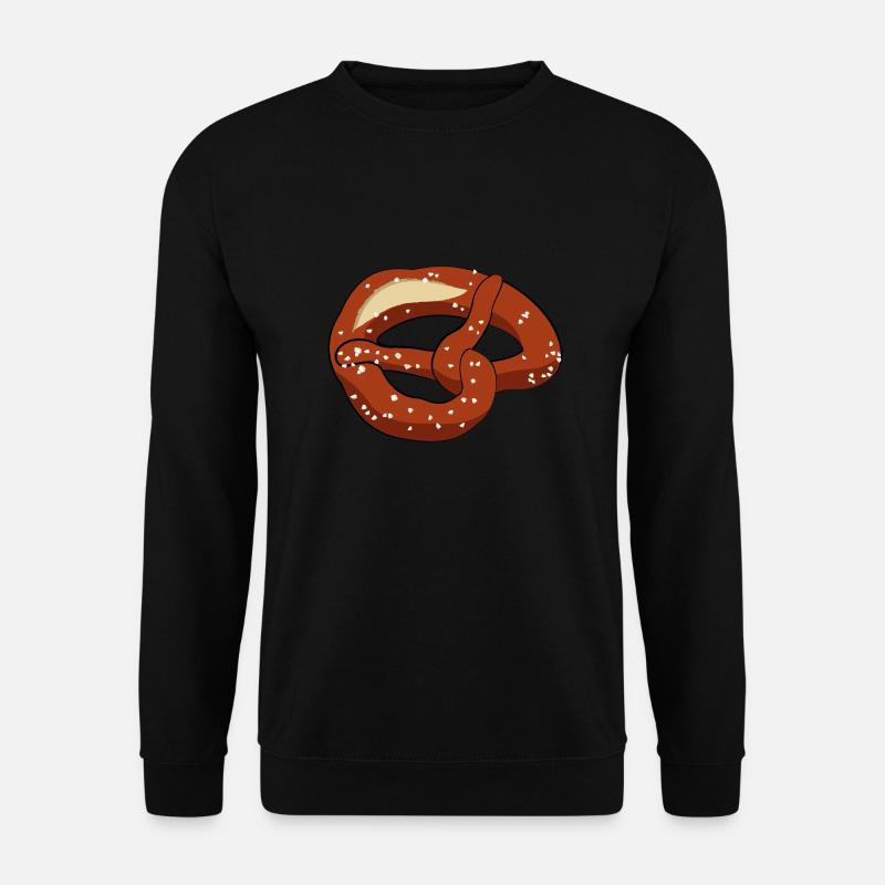 Brezel Laugenbretzel - Unisex Pullover - Schwarz