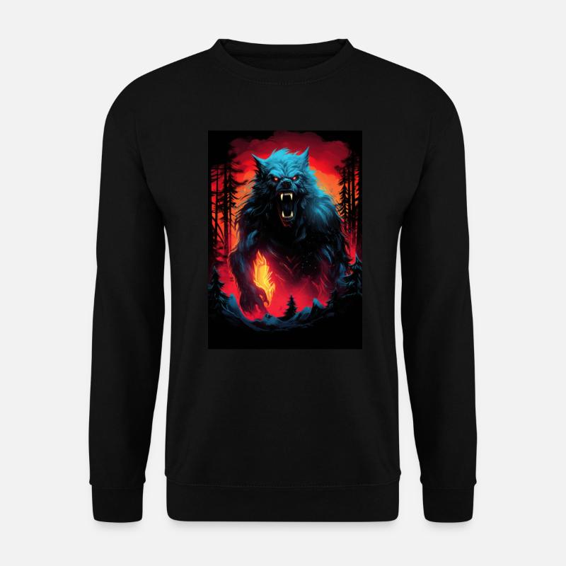 Werewolf Werwolf - Unisex Pullover - Schwarz