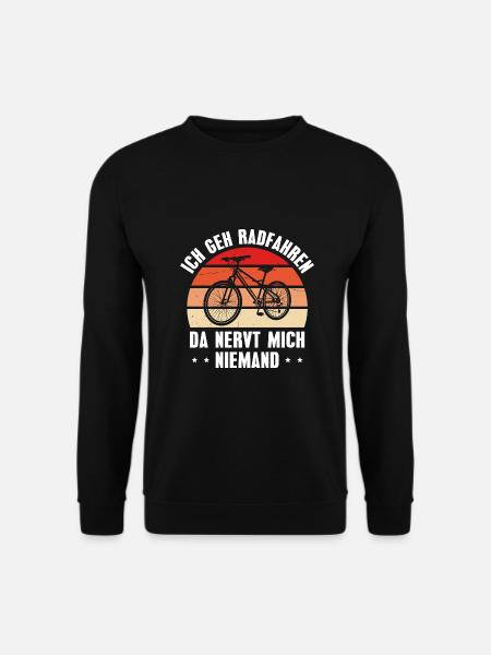 Radfahren Radsport Retro Fahrrad - Unisex Pullover - Schwarz