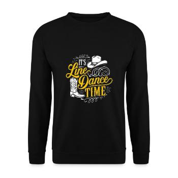 Danse en ligne Danse en ligne Danse en ligne Danse - Sweat-shirt Unisexe - noir - Devant - Alina (178cm) & Michal (187cm)