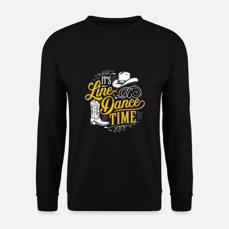 Line Dance Time Line Dancing Dancing - Unisex Sweatshirt - black