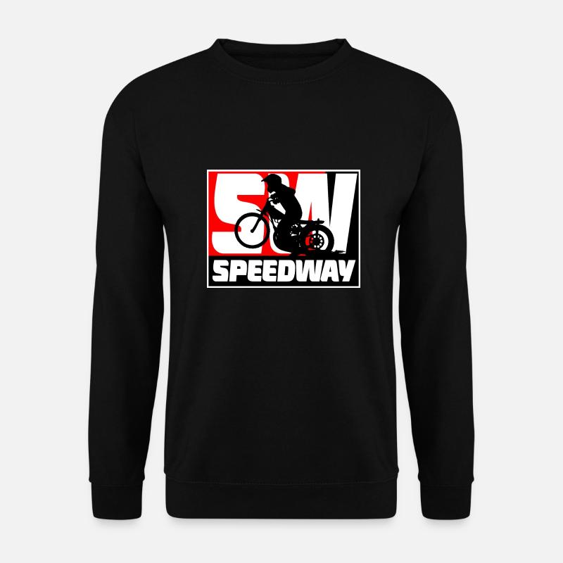 Speedway - Motorcycle Speedway - Unisex Pullover - Schwarz