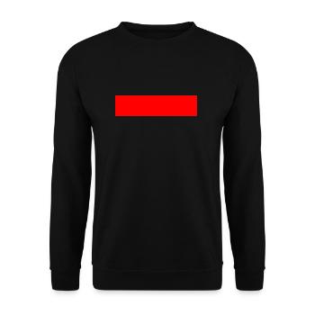 Red bar - Unisex Sweatshirt - black - Front - Alina (178cm) & Michal (187cm)
