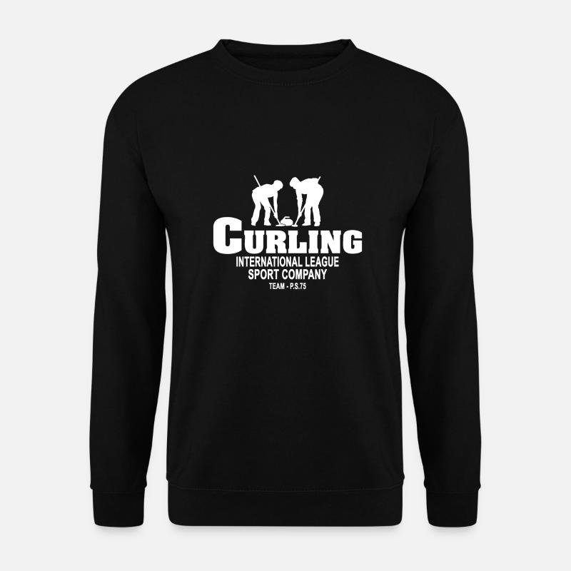Curling - Eisstockschießen - Eisstockschiessen - Unisex Sweatshirt - black