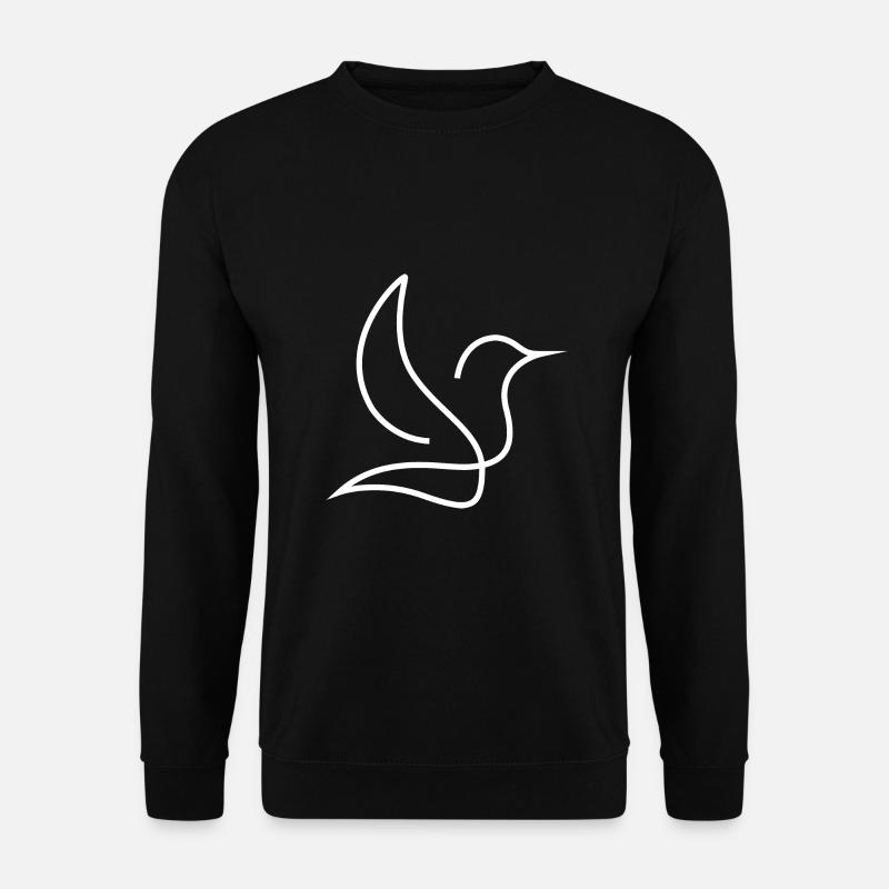 Vogel - Unisex Pullover - Schwarz