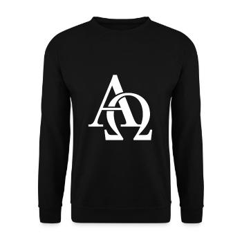 Jesus, Christ, God, Faith, Church, Christian - Unisex Sweatshirt - black - Front - Alina (178cm) & Michal (187cm)