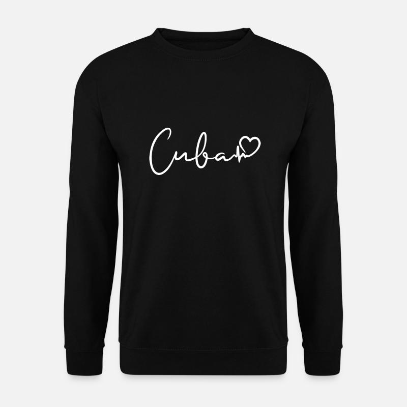 Kuba Herzschlag Cuba - Unisex Pullover - Schwarz