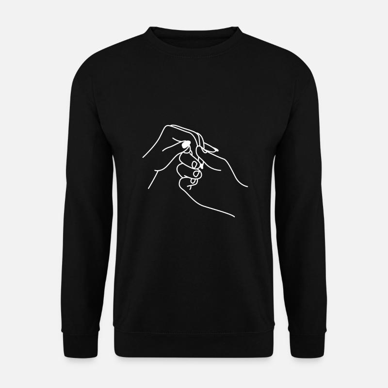 Hands together - Unisex Sweatshirt - black