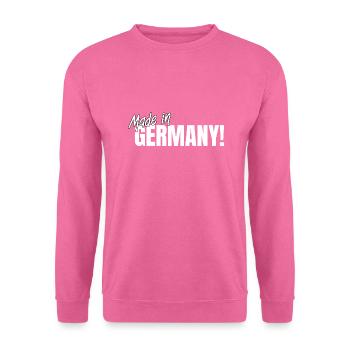 Made in Germany – Qualität mit Herkunft - Unisex Pullover - Pink - Vorne