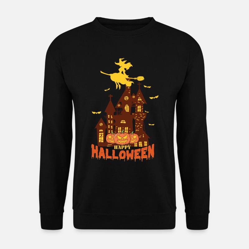 Halloween Witch Pumpkin - Unisex Sweatshirt - black