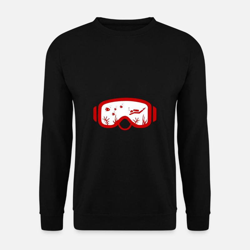 Diver snorkeling gift idea - Unisex Sweatshirt - black