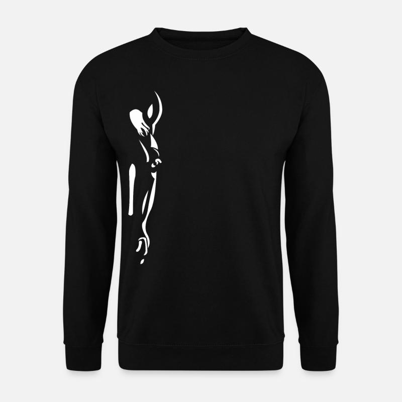 Horse head silhouette - Unisex Sweatshirt - black
