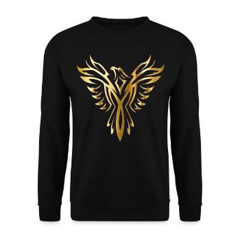 Phoenix - Unisex Pullover - Schwarz - Vorne - Alina (178cm) & Michal (187cm)